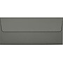 LUX 80lbs. 4 1/8" x 9 1/2" #10 Square Flap Envelopes, Smoke Gray, 250/BX~#|#~m005824005_sc7
