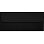LUX 80lb 4 1/8"x9 1/2" Square Flap #10 Envelopes W/Peel&Press, Midnight Black, 500/BX~#|#~m005824009_sc7