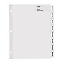 Avery Big Tab Printable Paper Dividers with Large White Labels, 8 Tabs, White, 4 Sets/Pack (14439)~#|#~m006009028_sc7