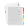 Avery Clear Easy View Plastic Dividers, 5 Tabs, Multicolor (16740)~#|#~m006009056_sc7
