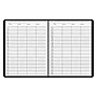 AT-A-GLANCE Four-Person Group 10.875" x 8.5" Daily Appointment Book, Faux Leather Cover, Black (80-310-05)~#|#~m006127783_sc7