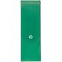JAM Paper Slim Plastic Pencil Case Box with Button Snap, Dark Green (166532853)~#|#~m006267504_sc7