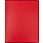 JAM Paper Heavy Duty Plastic Multi-Pocket Folder, 10 Pocket Organizer, Red, Each (389MP10RE)~#|#~m006267643_sc7