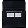 JAM Paper 6 Pocket Plastic Expanding File with Snap Closure, Letter Size, 9 x 13, Black, Sold Individually (339932771)~#|#~m006267670_sc7