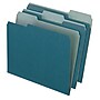 Pendaflex® Earthwise® Recycled Color File Folders, 3 Tab Positions, Letter Size, Blue, 100/Bx (4302)~#|#~m006377505_sc7