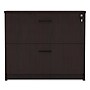 Alera Valencia Series 2-Drawer Lateral File Cabinet, Legal Size, Lockable, 29.5"H, Mahogany (VA513622MY)~#|#~m006469137_sc7
