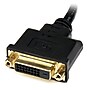StarTech 8" Male HDMI To Female DVI-D Video Cable Adapter, Black, Each~#|#~m006654921_sc7