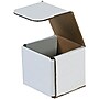 Corrugated Mailers, 7" x 7" x 7", White, 50/Bundle (M777)~#|#~m006879222_sc7