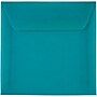 JAM Paper 6 x 6 Square Translucent Vellum Invitation Envelopes, Aqua Blue, 25/Pack (PACV574)~#|#~m006948460_sc7