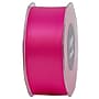 JAM Paper Double Faced Satin Ribbon, Shocking Pink (808SASHPI25)~#|#~m006948524_sc7