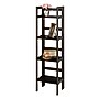 Winsome Solid/Composite Wood 4-Tier Folding Shelf, Black~#|#~m006963383_sc7