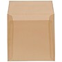 JAM Paper 6.5 x 6.5 Square Translucent Vellum Invitation Envelopes, Spring Ochre Ivory, 50/Pack (PACV520I)~#|#~m006965553_sc7