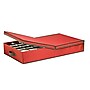 Honey Can Do Ornament Storage Box with Dividers, Red/Green (SFT-01597)~#|#~m006981953_sc7