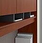Bush Business Furniture Westfield 72"W Office Desk with Hutch and Mobile File Cabinet, Hansen Cherry/Graphite Gray (SRC080HCSU)~#|#~m007003134_sc7