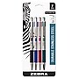 Zebra F-301 Retractable Ballpoint Pen, Fine Point, 0.7mm, Assorted Ink, 4 Pack (27174)~#|#~m007007004_sc7