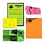 Astrobrights Color Paper, 8.5" x 11", 24 lb., Neon Assorted Colors, 500/Ream (20270)~#|#~m007009140_sc7