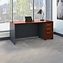 Bush Business Furniture Westfield 66W x 30D Office Desk with Mobile File Cabinet, Hansen Cherry (SRC015HCSU)~#|#~m007025540_sc7