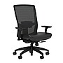 Workplace2.0 500 Series Vinyl and Mesh Task Chair, Black, Adjustable Lumbar, 2D Arms, Synchro Seat Slide~#|#~m007046175_sc7