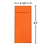 JAM Paper #10 Policy Business Colored Envelopes, 4.125 x 9.5, Orange Recycled, Bulk 500/Box (15887H)~#|#~m007049339_sc7