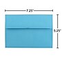 JAM Paper® A7 Colored Invitation Envelopes, 5.25 x 7.25, Blue Recycled, Bulk 1000/Carton (54093B)~#|#~m007049341_sc7