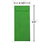 JAM Paper #10 Policy Envelopes, 4 1/8" x 9 1/2", Green, 1000/Carton (15884B)~#|#~m007049347_sc7