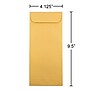 JAM Paper® #10 Policy Metallic Business Envelopes, 4.125 x 9.5, Stardream Gold, Bulk 500/Box (1261602H)~#|#~m007049442_sc7