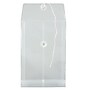 JAM Paper Plastic Filing Envelope with Button & String Closure, Clear, 12/Pack (472B1CL)~#|#~m007049501_sc7