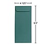 JAM Paper #10 Policy Business Envelopes, 4.125 x 9.5, Teal, Bulk 1000/Carton (21512995B)~#|#~m007049781_sc7