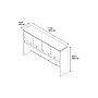 Bush Business Furniture Westfield 72"W 4 Door Hutch, Mocha Cherry (WC12977K)~#|#~m007060493_sc7