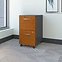 Bush Business Furniture Westfield 2-Drawer Mobile Vertical File Cabinet, Letter/Legal Size, Lockable, Natural Cherry (WC72452SU)~#|#~m007061454_sc7