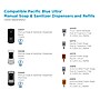Pacific Blue Ultra Wall Mounted Hand Soap/Hand Sanitizer Dispenser, Stainless (53060)~#|#~m007067179_sc7