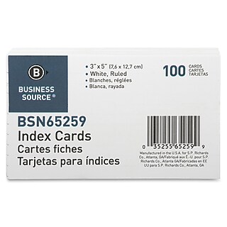 Bulk Index Cards & Holders | Staples Business