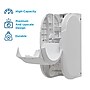 Compact 2-Roll Vertical Coreless Toilet Paper Dispenser by GP PRO, White (56767A)~#|#~m007092928_sc7