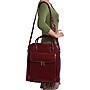 McKlein W Series Leather Briefcase, Laptop Compatible, Rolling, Red Trimmed In Sand (96496)~#|#~m007104178_sc7