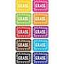 Ashley Chalk Design Mini Whiteboard Erasers, Lightweight, Multicolor, 10/Pack~#|#~m007107841_sc7
