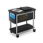Safco Scoot Metal Mobile File Cart with Lockable Wheels, Black (5370BL)~#|#~m007110868_sc7
