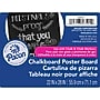Pacon UCreate Chalkboard Poster Board, 28" x 22", Cardstock, Black, 25/Box (PAC53501)~#|#~m007111919_sc7