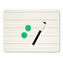 Charles Leonard Plain/Lined Magnetic Dual Sided Dry Erase Lapboard, White, Mobile, 2/Bundle (CHL35135)~#|#~m007112681_sc7