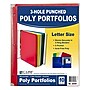 C-Line 3-Hole Punched 2-Pocket Portfolio Folder, Multicolor, 10/Pack (CLI32930)~#|#~m007122709_sc7