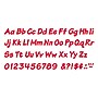 Red 4" Italic Ready Letters®~#|#~m007126649_sc7