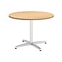 Bush Business Furniture 42W Round Conference Table with Metal X Base, Natural Maple~#|#~m007137560_sc7