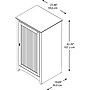 Bush Furniture Buena Vista Media Cabinet, Madison Cherry (MY13840-03)~#|#~m007137788_sc7