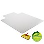 Deflect-O DuraMat Carpet Chair Mat with Lip, 46" x 60'', Low-Pile, Clear (CM13433F)~#|#~m007156000_sc7