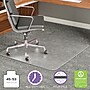Deflecto ExecuMat® 60''x60'' Vinyl Chair Mat for Carpet, Square, Clear (DEFCM17233)~#|#~m007156080_sc7