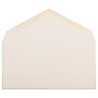 JAM Paper Monarch Strathmore Invitation Envelopes, 3.875 x 7.5, Natural White Wove, 25/Pack (3197090)~#|#~m007159203_sc7