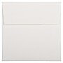 JAM Paper 6 x 6 Square Strathmore Invitation Envelopes, Bright White Wove, Bulk 1000/Carton (900958831B)~#|#~m007159227_sc7