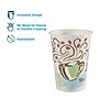 Dixie PerfecTouch Insulated Paper Hot Cup, 12 Oz., Coffee Haze, 160/Pack (5342CDSBP)~#|#~m007192555_sc7