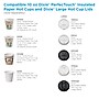 Dixie PerfecTouch Paper Hot Cups, 10 oz., Coffee Haze, 25/Pack (5310DX)~#|#~m007192596_sc7