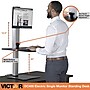 Victor Technology 28" W High Rise™ Electric Single Monitor Standing Desk, Laminate Wood (DC400)  ~#|#~m007201955_sc7