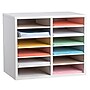 AdirOffice 500 Series 12-Compartment Literature Organizer, 20" x 11.8", White (500-12-WHI)~#|#~82DE32FB-BEBA-4596-8B34C1B5FF5FDD85_sc7